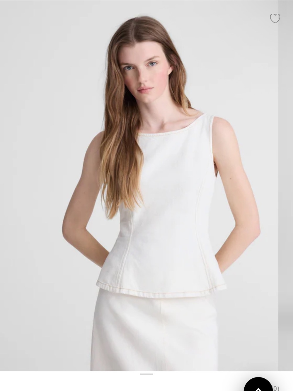 New Madewell denim top